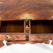 Oriental chest with 4 drawers - Top/front drawers open